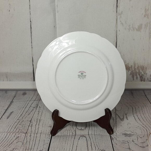 Royal Stafford Honey Bunch Tea Cup Saucer Salad Plate Floral Bone China England - Picture 10 of 16